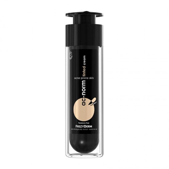 Frezyderm Ac-Norm Tinted Cream 50ml - Επικαλυπτική Κρέμα Προσώπου με Χρώμα για Επιδερμίδα με Ατέλειες