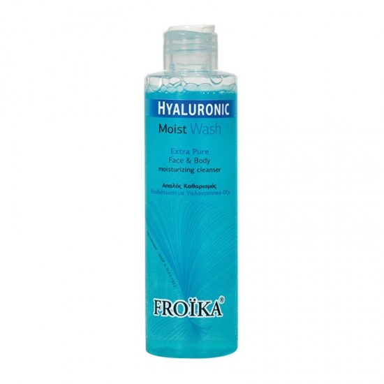 Froika Hyaluronic Moist Wash 200ml - Αφρίζον Ενυδατικό Υγρό Καθαρισμού για Πρόσωπο και Σώμα