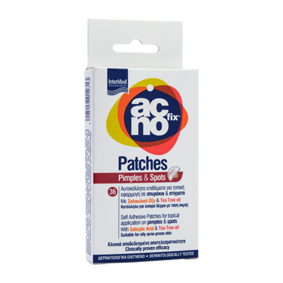 Intermed Acnofix Patches Αυτοκόλλητα Επιθέματα για Σπυράκια & Στίγματα 36τμχ