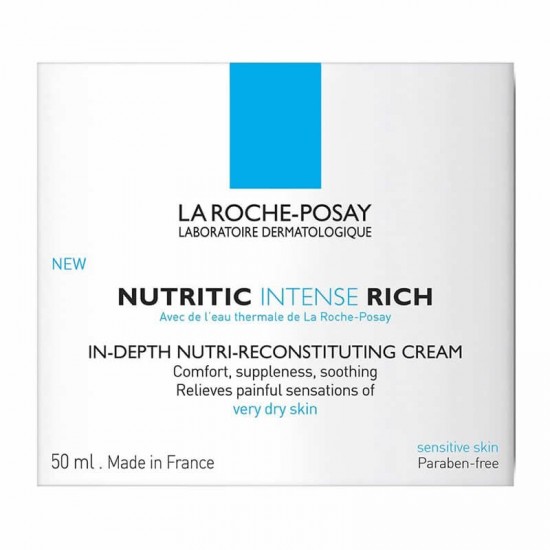 La Roche-Posay Nutritic Intense Riche Cream Κρέμα Προσώπου Εντατικής Θρέψης Πλούσιας Υφής 50ml