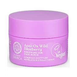 Natura Siberica Anti-Ox Wild Blueberry Renewing Jam Face Scrub 50ml - Αντιοξειδωτικό Μαρμελαδένιο Απολεπιστικό Προσώπου Ανανέωσης με Βάση Λευκά Άγρια Mύρτιλα για Όλους τους Τύπους Επιδερμίδας