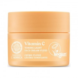 Natura Siberica Oblepikha C-Berrica Vitamin C Toning Light Face Cream-Fluid 50ml - Τονωτική 24ωρη Κρέμα Προσώπου Λεπτόρρευστη για Όλους τους Τύπους Επιδερμίδας