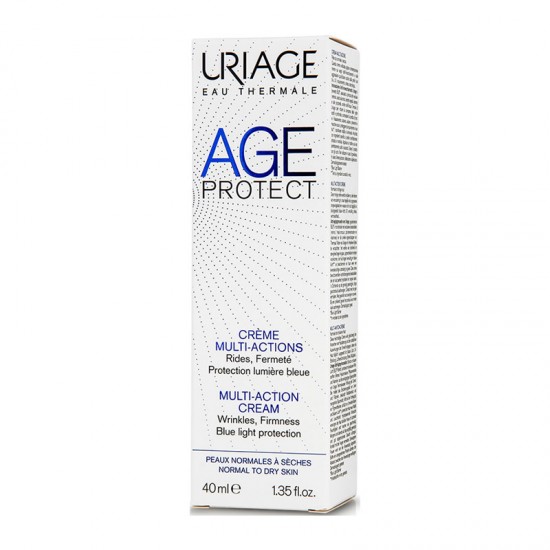 Uriage Age Protect Multi-Action Cream 40ml - Αντιρυτιδική Κρέμα Πολλαπλών Δράσεων για Κανονικές-Ξηρές Επιδερμίδες