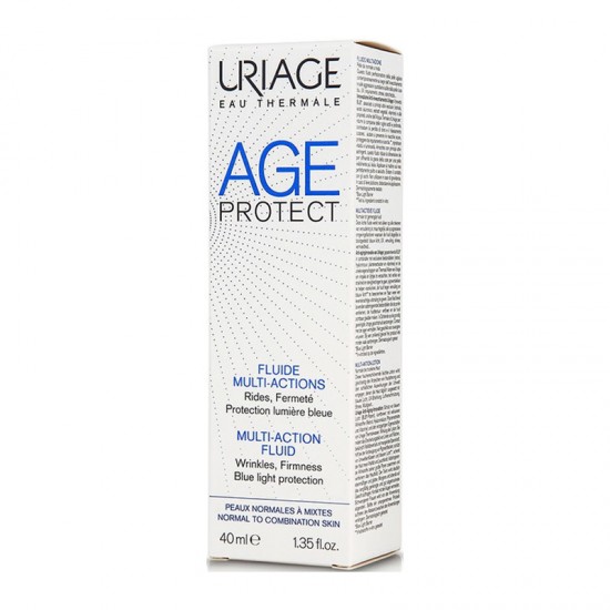 Uriage Age Protect Multi-Action Fluid Cream 40ml - Αντιρυτιδική Κρέμα Πολλαπλών Δράσεων για Κανονικές/Μικτές Επιδερμίδες