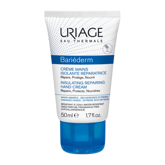 Uriage Bariederm Insulating Repairing Hand Cream 50ml - Αναπλαστική & Επανορθωτική Κρέμα Χεριών