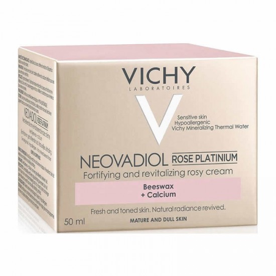 Vichy Neovadiol Rose Platinium Αντιγηραντική Κρέμα Ημέρας με Κερί Μέλλισας για Ώριμη & Θαμπή Επιδερμίδα 50ml