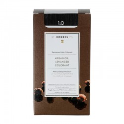 Korres Argan Oil Advanced Colorant Βαφή Μαλλιών 1.0 Μαύρο 50ml