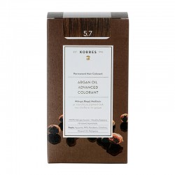 Korres Argan Oil Advanced Colorant Βαφή Μαλλιών 5.7 Σοκολατί 50ml