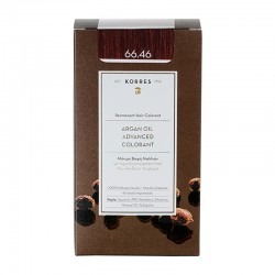Korres Argan Oil Advanced Colorant Βαφή Μαλλιών 66.46 Έντονο Κόκκινο Βουργουνδίας 50ml