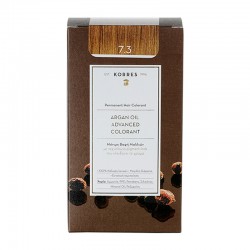 Korres Argan Oil Advanced Colorant Βαφή Μαλλιών 7.3 Ξανθό Μελί 50ml