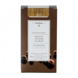 Korres Argan Oil Advanced Colorant Βαφή Μαλλιών 8.0 Ξανθό Ανοικτό 50ml