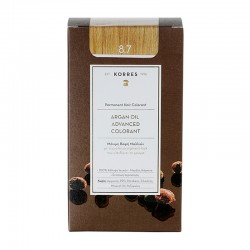 Korres Argan Oil Advanced Colorant Βαφή Μαλλιών 8.7 Καραμέλα 50ml