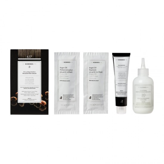 Korres Argan Oil Ageless Colorant 6.17 Ξανθό Σκούρο Μπεζ
