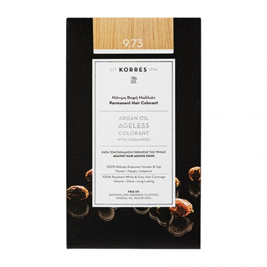 Korres Argan Oil Ageless Colorant 9.73 Χρυσό Κάστανο