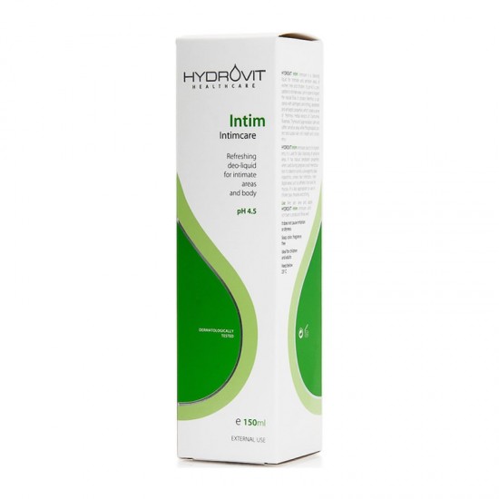 Hydrovit Intim Intimcare Refreshing Deo Liquid 150ml - Καθημερινό Υγρό Καθαρισμού Ευαίσθητης Περιοχής 