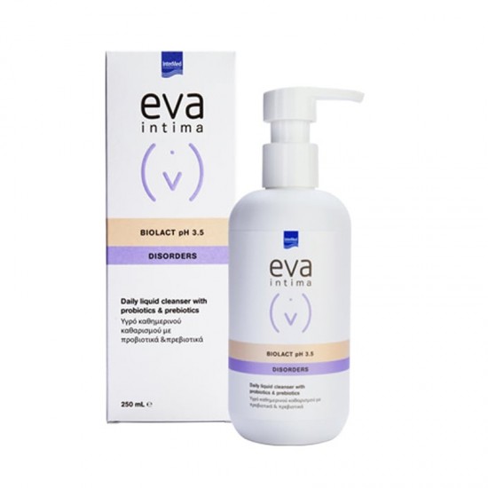 Intermed Eva Intima Wash Biolact Υγρό Καθημερινού Καθαρισμού με Προβιοτικά και Πρεβιοτικά 250ml