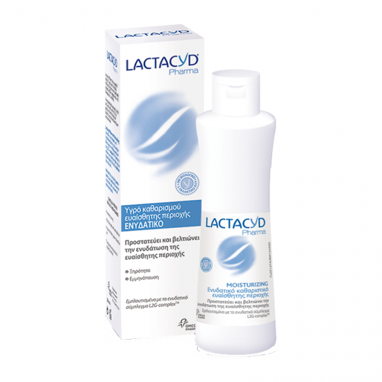 Lactacyd Pharma Moisturizing Intimate Wash Ενυδατικό Καθαριστικό Ευαίσθητης Περιοχής 250ml