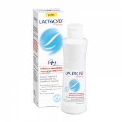 Lactacyd Pharma Plus Intimate Wash with Prebiotics Καθαριστικό Ευαίσθητης Περιοχής Με Πρεβιοτικά 250ml