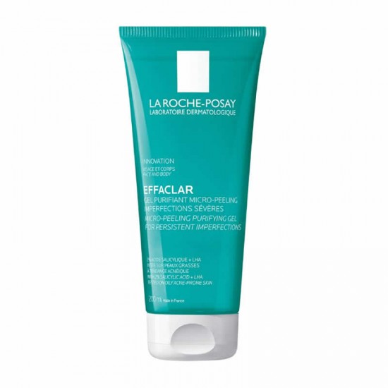 La Roche-Posay Effaclar Micro-Peeling Purifying Gel Αφρώδες Gel Καθαρισμού Ενάντια σε Σοβαρές Ατέλειες 200ml