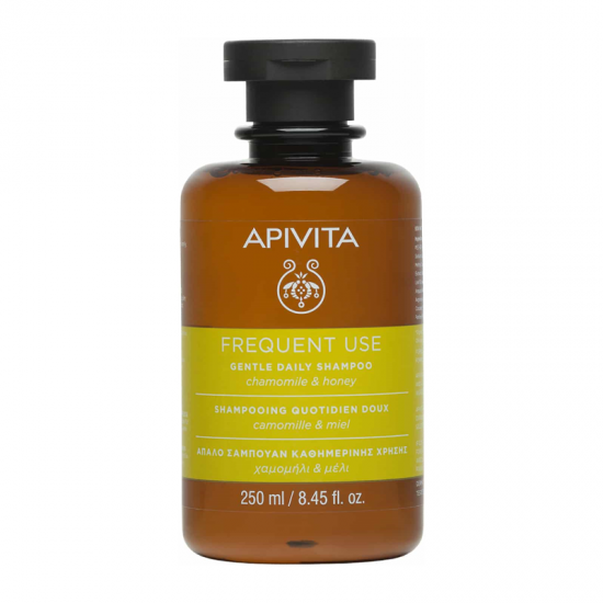 Apivita Shampoo Frequent Use Gentle Daily Σαμπουάν με Χαμομήλι & Μέλι Καθημερινής Χρήσης 250ml