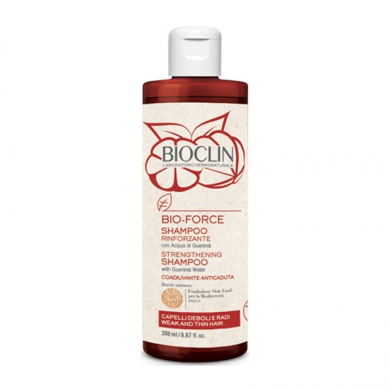 Bioclin Bio-Force Strengthening Shampoo 200ml - Σαμπουάν Ενίσχυσης και Αναζωογόνησης των Μαλλιιών
