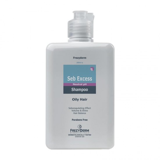 Frezyderm Seb Excess Shampoo Oily Hair 200ml - Σαμπουάν για Λιπαρά Μαλλιά για Ρύθμιση της Λιπαρότητας