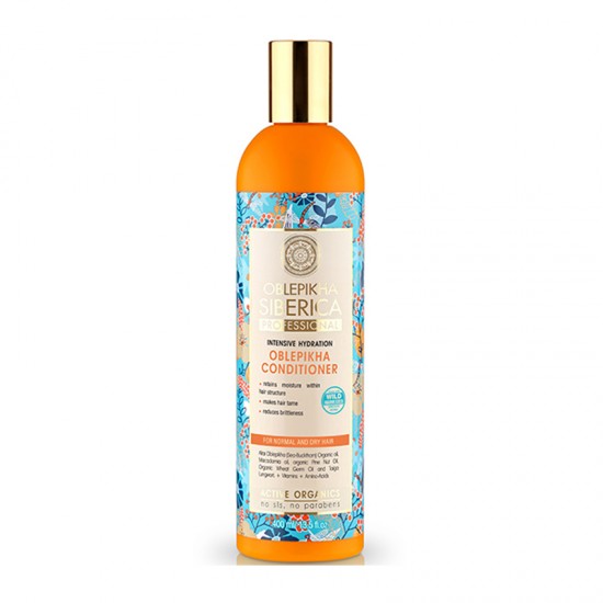Natura Siberica Oblepikha Conditioner for Normal and Dry Hair 400ml - Μαλακτικό Μαλλιών για Εντατική Ενυδάτωση για Κανονικά και Ξηρά Μαλλιά