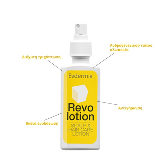 Evdermia Revolotion Hair Loss Therapy Lotion Λοσιόν για την Θεραπεία της Τριχόπτωσης 60ml