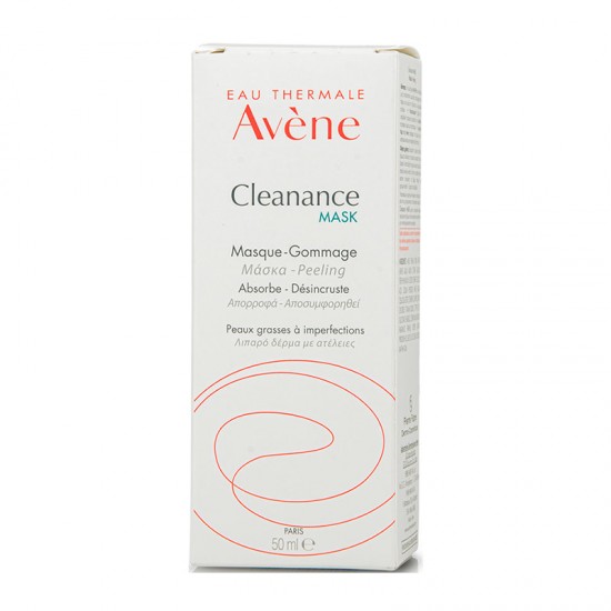 Avene Cleanance Mask Scrub Απολεπιστική Απορροφητική Μάσκα για Λιπαρό Δέρμα με Ατέλειες 50ml