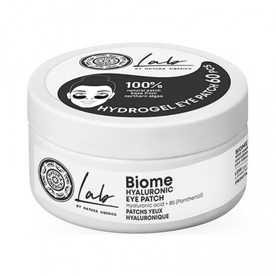 Natura Siberica Lab Biome Hyaluronic Hydrogel Eye Patch 60 Τεμάχια - Ενυδατικά Επιθέματα Ματιών με Υαλουρονικό για Επανόρθωση της Επιδερμίδας