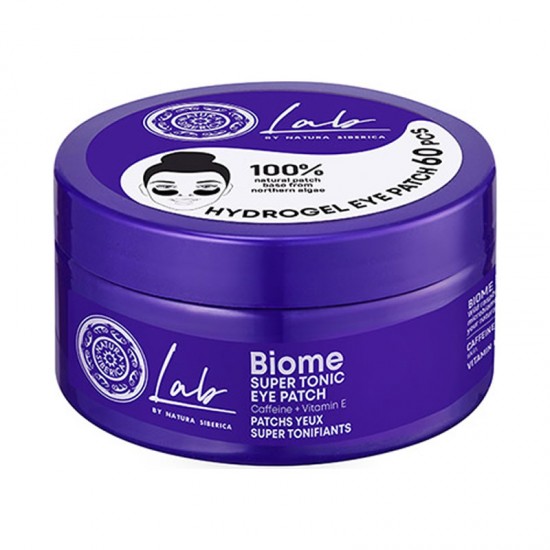 Natura Siberica Lab Biome Super Tonic Hydrogel Eye Patch 60 Τεμάχια - Ενυδατικά Επιθέματα Ματιών για για Σούπερ Τόνωση & Λάμψη