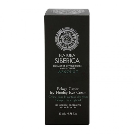 Natura Siberica Royal Caviar (πρώην Absolut Beluga) Icy Firming Eye Cream 15ml - Αντιγηραντική Κρέμα Ματιών για Όλους τους Τύπους Επιδερμίδας