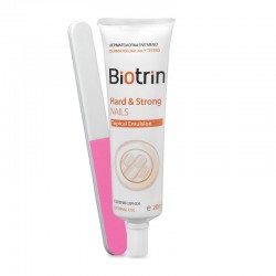 Biotrin Hard & Strong Nails Topical Emulsion Ενυδατικό, Σκληρυντικό και Προστατευτικό Γαλάκτωμα Νυχιών 20ml