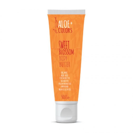Aloe+ Colors Body Butter Sweet Blossom 50ml - Ενυδατικό Βούτυρο Σώματος με άρωμα Βανίλια-Πορτοκάλι