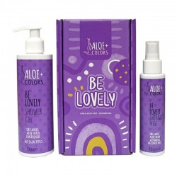 Aloe+ Colors Gift Set Be Lovely Hair & Body Mist 100ml + Shower Gel 250ml - Σετ Δώρου με Σπρέι Μαλλιών & Σώματος + Αφρόλουτρο με Άρωμα Καραμέλα και Πικραμύγδαλο