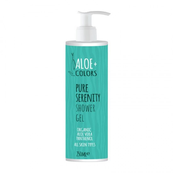 Aloe+ Colors Shower Gel Pure Serenity 250ml - Απαλό Ενυδατικό Αφρόλουτρο Καθημερινής Χρήσης με άρωμα White Musk