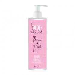 Aloe+ Colors Shower Gel So Velvet 250ml - Απαλό Ενυδατικό Αφρόλουτρο Καθημερινής Χρήσης με άρωμα Πούδρας