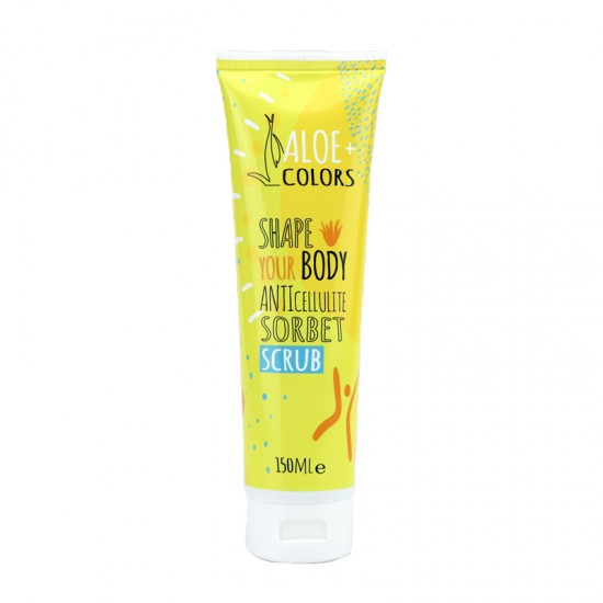 Aloe+ Colors Shape Your Body Anti-Cellulite Sorbet Scrub 150ml - Αδυνατιστικό Απολεπιστικό κατά της Κυτταρίτιδας που Ετοιμάζει την Επιδερμίδα για την Απορρόφηση των Δραστικών Συστατικών