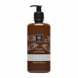 Apivita Shower Gel Pure Jasmine Απαλό Αφρόλουτρο με Γιασεμί & Αιθέρια Έλαια 500ml