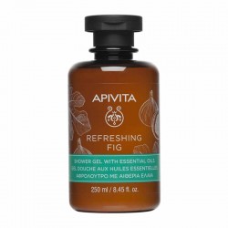 Apivita Shower Gel Refreshing Fig Δροσερό Αφρόλουτρο με Σύκο & Αιθέρια Έλαια 250ml