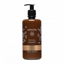 Apivita Shower Gel Royal Honey Απαλό Αφρόλουτρο με Θυμαρίσιο Μέλι, Πανθενόλη & Αιθέρια Έλαια 500ml