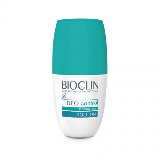 Bioclin Deo Control Alcohol Free Roll-On50ml - Αποσμητικό σε Ρολάκι κατά της Έντονης Εφίδρωσης και της Υπεριδρωσίας για Ευαίσθητες Επιδερμίδες