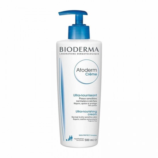 Bioderma Atoderm Creme Ultra Εξαιρετικά Θρεπτική Κρέμα Σώματος για Κανονική προς Ξηρή Επιδερμίδα 500ml
