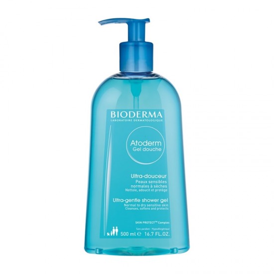 Bioderma Atoderm Gel Douche Απαλό Αφρόλουτρο για Κανονική προς Ξηρή Επιδερμίδα 500ml