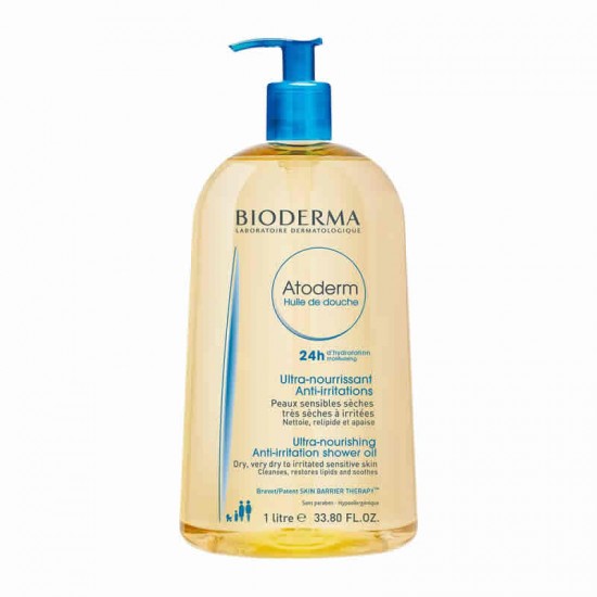 Bioderma Atoderm Huile De Douche Εξαιρετικά Θρεπτικό Έλαιο Καθαρισμού Σώματος για Πολύ Ξηρή Επιδερμίδα με Τάση Ατοπίας 1000ml