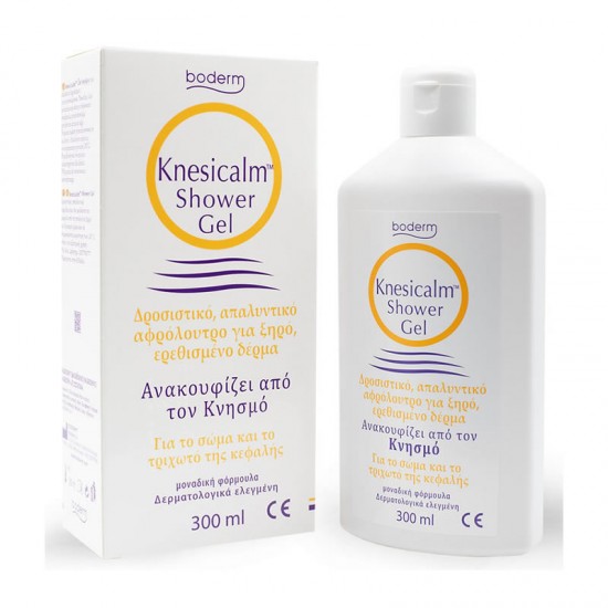 Boderm Knesicalm Shower Gel Απαλυντικό Αφρόλουτρο για την Αντιμετώπιση του Κνησμού στο Σώμα & στο Κεφάλι 300ml