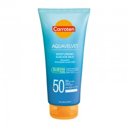 Carroten Aquavelvet Moisturising Suncare Milk SPF50 200ml - Ενυδατικό Αντηλιακό Γαλάκτωμα με Διπλό Σύστημα Ενυδάτωσης & Περιποίησης