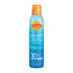 Carroten Aquavelvet Moisturising Suncare Milk Spray SPF50 200ml - Ενυδατικό Αντηλιακό Γαλάκτωμα σε Σπρέι με Διπλό Σύστημα Ενυδάτωσης & Περιποίησης