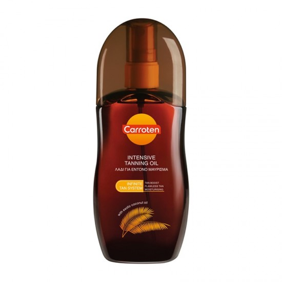 Carroten Intensive Tanning Oil SPF0 Infinite Tan System 125ml - Λάδι για Έντονο Μαύρισμα χωρίς Αντηλιακή Προστασία για Μεγιστοποίηση Αποτελέσματος