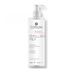 Corium Body Emollient Milk 250ml - Ενυδατικό Γαλάκτωμα Σώματος που Καταπραΰνει, Ενυδατώνει και Προστατεύει την Επιδερμίδα